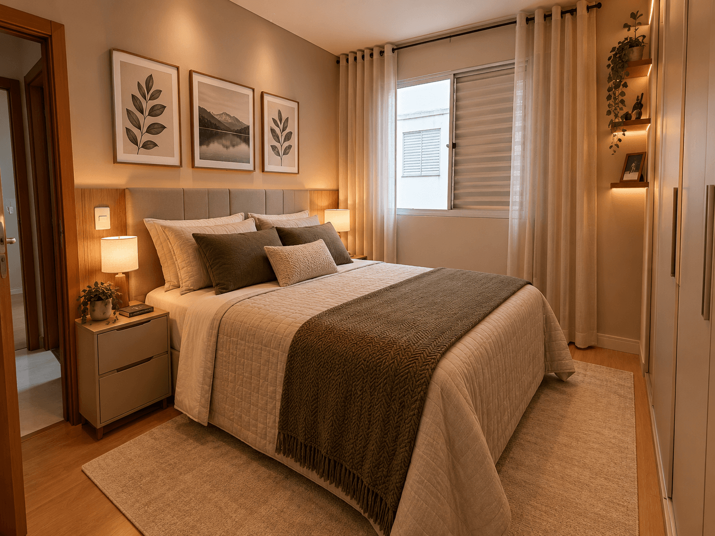 Quarto de Casal Decorado